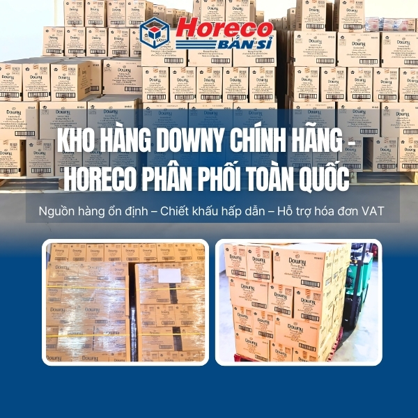 Kho hàng nước xả Downy Hương Huyền Bí chính hãng tại Horeco