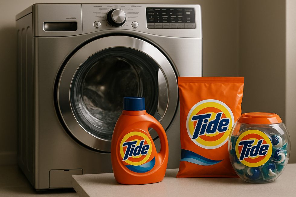 Hành trình phát triển của Bột giặt Tide từ Procter & Gamble qua nhiều thập kỷ.