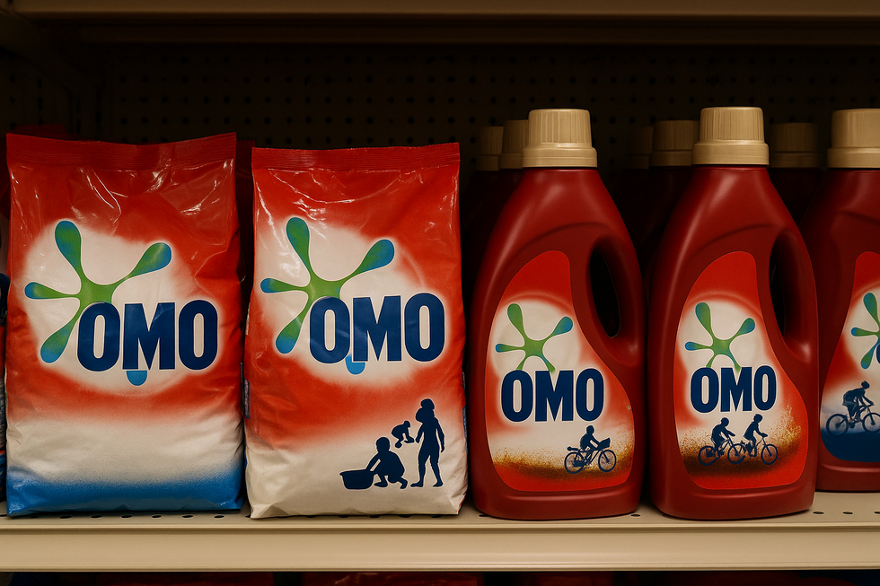 Giới thiệu về sự phát triển của thương hiệu OMO thuộc Unilever.