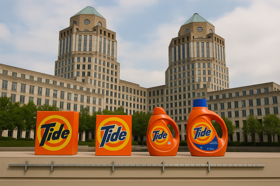 Hành trình phát triển của Bột giặt Tide từ Procter & Gamble qua nhiều thập kỷ.