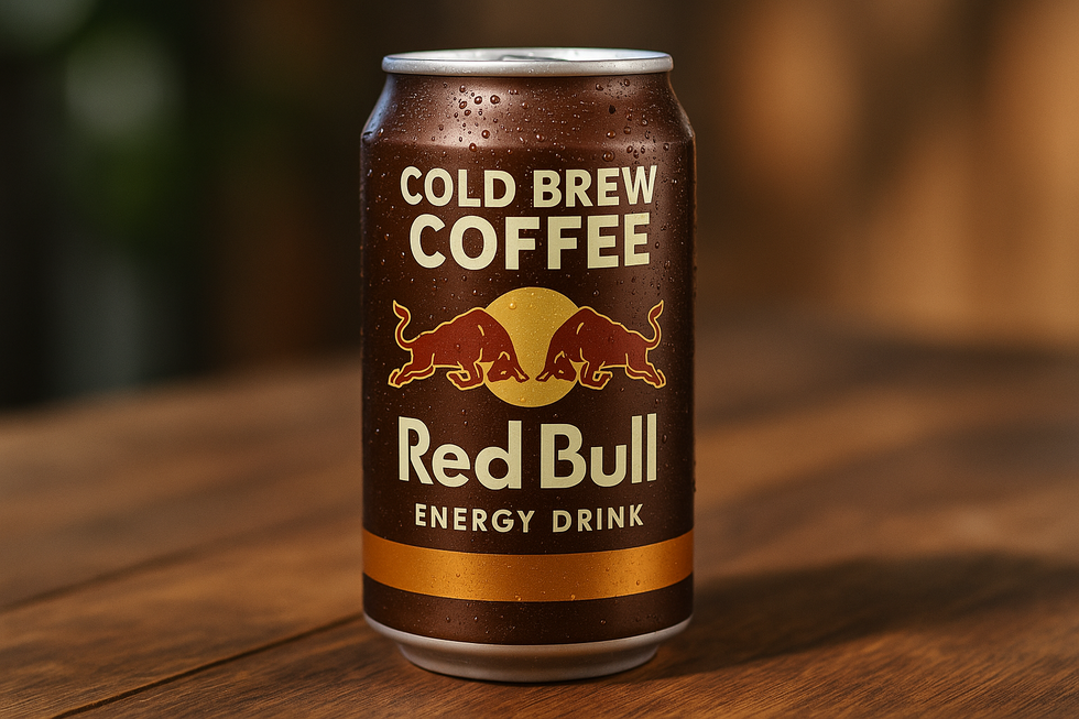 Hàng Tiêu Dùng HORECO https://horeco.vn Hình ảnh sản phẩm Red Bull vị cà phê ủ lạnh với ánh sáng nhấn mạnh.
