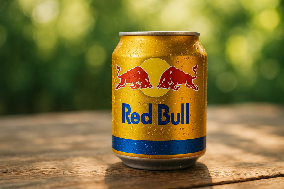 Hàng Tiêu Dùng HORECO https://horeco.vn Một lon Red Bull nổi bật trong ánh sáng tự nhiên, bày tỏ sự tươi mới và hương vị độc đáo.