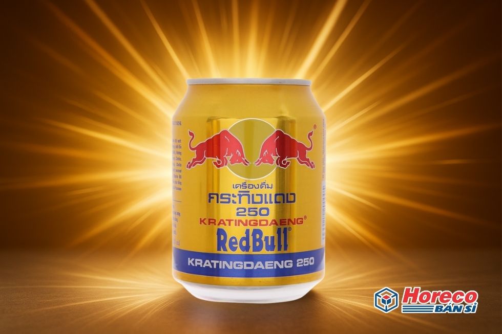 Hàng Tiêu Dùng HORECO https://horeco.vn Nhóm người sử dụng Red Bull 150ml trong các tình huống hàng ngày.